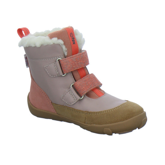 Affenzahn Winterschuhe Mädchen Leder Winty flamingo-lachs