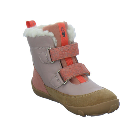 Affenzahn Winterschuhe Mädchen Leder Winty flamingo-lachs