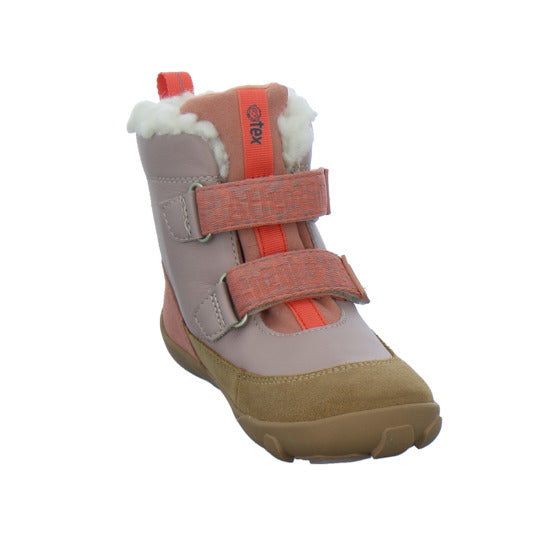 Affenzahn Winterschuhe Mädchen Leder Winty flamingo-lachs