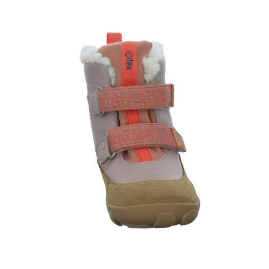 Affenzahn Winterschuhe Mädchen Leder Winty flamingo-lachs