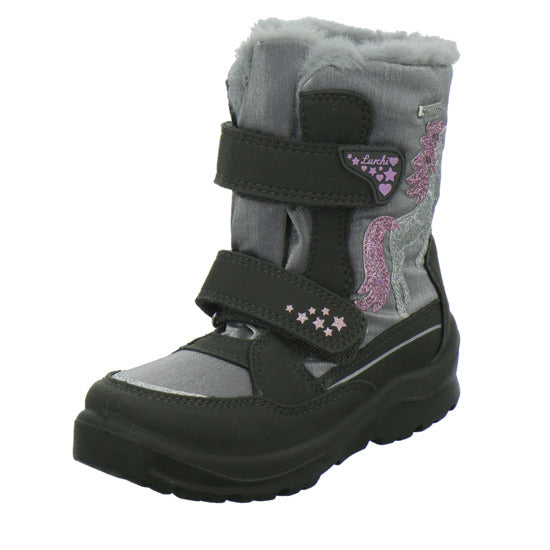Lurchi Winterschuhe Mädchen Kanani Blinker Grau-kombi