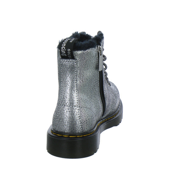Dr. Martens 1460 Serena Junior Winterschuhe warm gefüttert Silber - 360° Ansicht