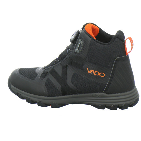 Vado Hiker Winterschuhe warm gefüttert Schwarz-kombi - 360° Ansicht