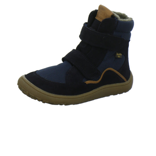 Froddo Barefoot Winterschuhe warm gefüttert Dunkelblau - 360° Ansicht