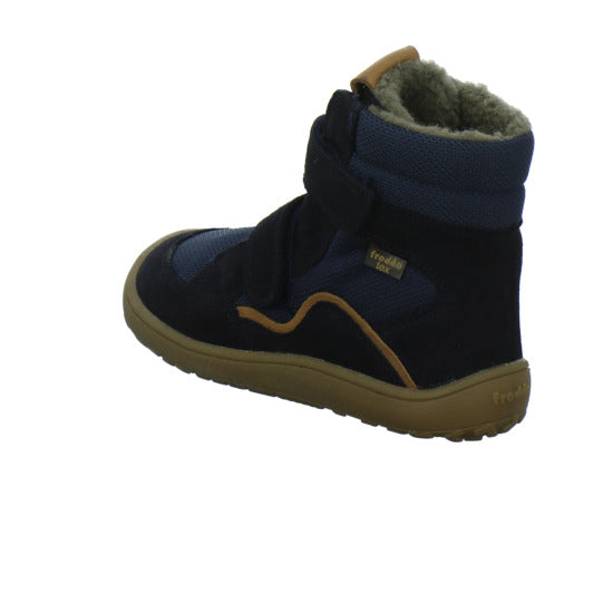 Froddo Barefoot Winterschuhe warm gefüttert Dunkelblau - 360° Ansicht