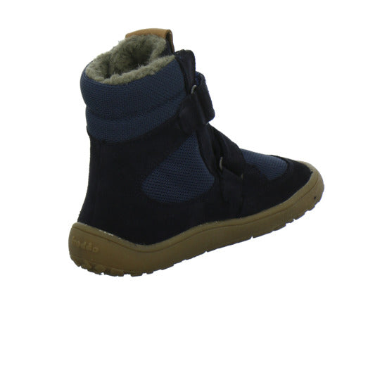 Froddo Barefoot Winterschuhe warm gefüttert Dunkelblau - 360° Ansicht