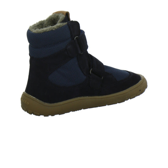 Froddo Barefoot Winterschuhe warm gefüttert Dunkelblau - 360° Ansicht