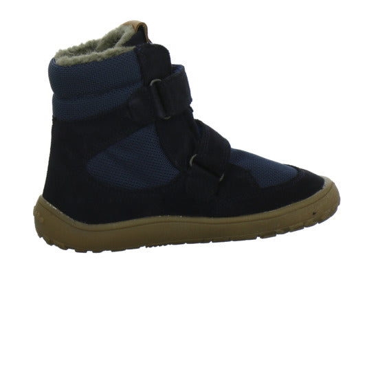 Froddo Barefoot Winterschuhe warm gefüttert Dunkelblau - 360° Ansicht