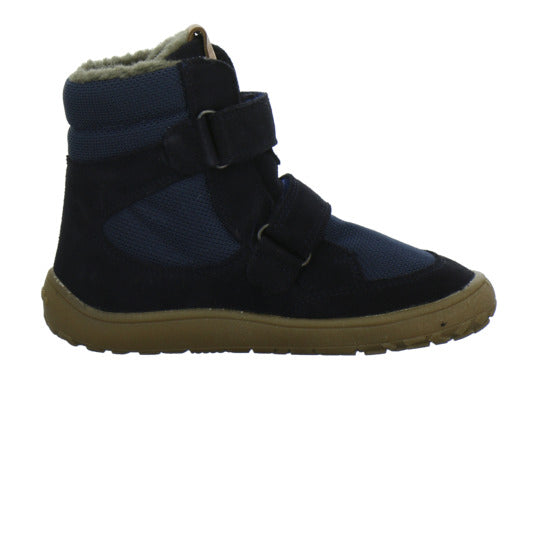 Froddo Barefoot Winterschuhe warm gefüttert Dunkelblau - 360° Ansicht
