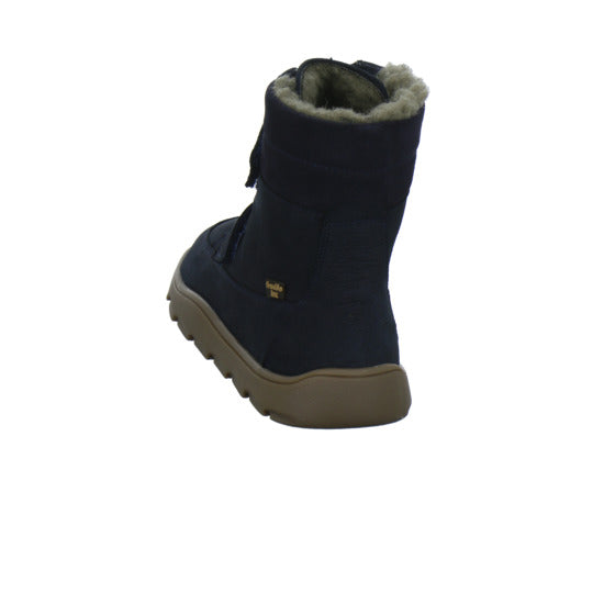 Froddo Barefoot Winterschuhe warm gefüttert Dunkelblau - 360° Ansicht