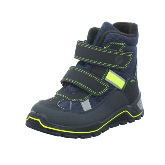 Ricosta Gabris Winterschuhe warm gefüttert Blau-kombi - 360° Ansicht
