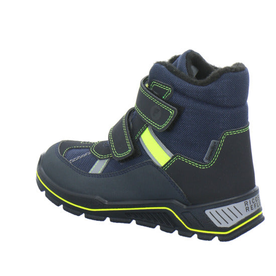 Ricosta Gabris Winterschuhe warm gefüttert Blau-kombi - 360° Ansicht