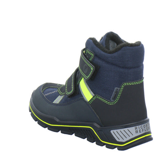 Ricosta Gabris Winterschuhe warm gefüttert Blau-kombi - 360° Ansicht