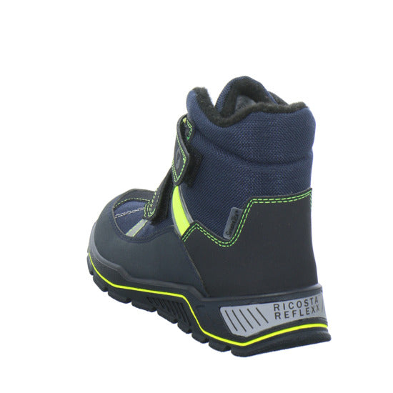 Ricosta Gabris Winterschuhe warm gefüttert Blau-kombi - 360° Ansicht
