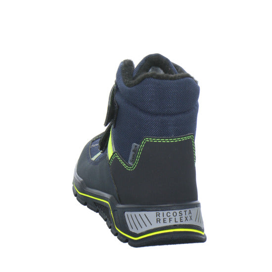Ricosta Gabris Winterschuhe warm gefüttert Blau-kombi - 360° Ansicht