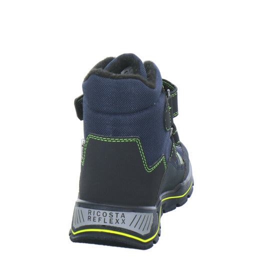 Ricosta Gabris Winterschuhe warm gefüttert Blau-kombi - 360° Ansicht