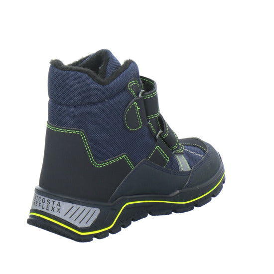 Ricosta Gabris Winterschuhe warm gefüttert Blau-kombi - 360° Ansicht
