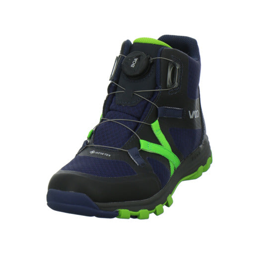 Vado Hiker Winterschuhe warm gefüttert Blau-kombi - 360° Ansicht