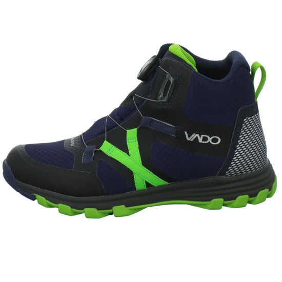 Vado Hiker Winterschuhe warm gefüttert Blau-kombi - 360° Ansicht