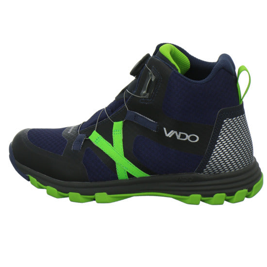 Vado Hiker Winterschuhe warm gefüttert Blau-kombi - 360° Ansicht