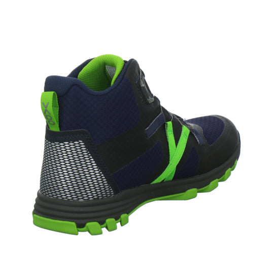 Vado Hiker Winterschuhe warm gefüttert Blau-kombi - 360° Ansicht