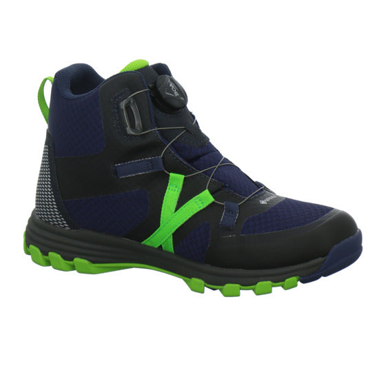 Vado Hiker Winterschuhe warm gefüttert Blau-kombi - 360° Ansicht