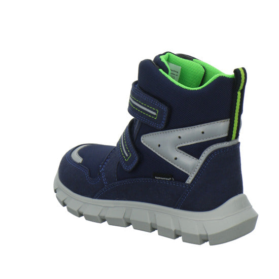 Richter Blinker Winterschuhe warm gefüttert Blau-kombi - 360° Ansicht