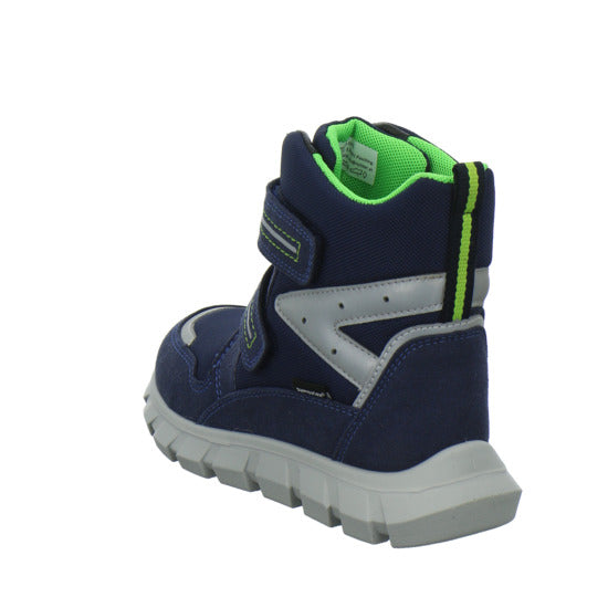 Richter Blinker Winterschuhe warm gefüttert Blau-kombi - 360° Ansicht