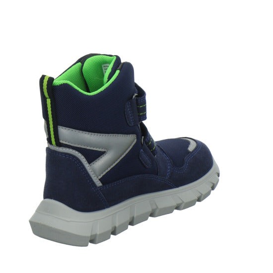 Richter Blinker Winterschuhe warm gefüttert Blau-kombi - 360° Ansicht