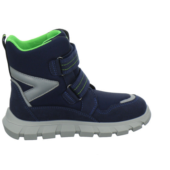 Richter Blinker Winterschuhe warm gefüttert Blau-kombi - 360° Ansicht