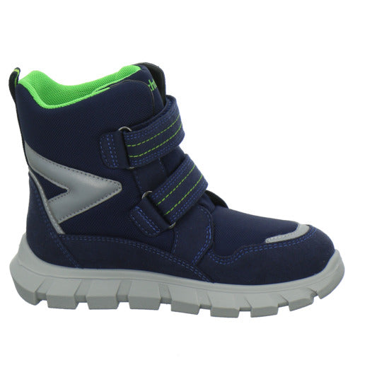 Richter Blinker Winterschuhe warm gefüttert Blau-kombi - 360° Ansicht