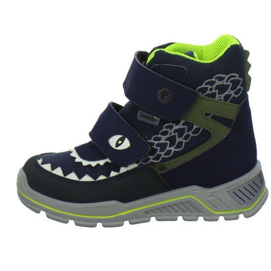 Ricosta Luga Blinker Winterschuhe warm gefüttert Blau-kombi - 360° Ansicht