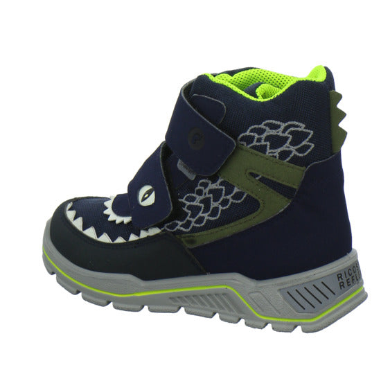 Ricosta Luga Blinker Winterschuhe warm gefüttert Blau-kombi - 360° Ansicht