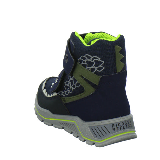 Ricosta Luga Blinker Winterschuhe warm gefüttert Blau-kombi - 360° Ansicht