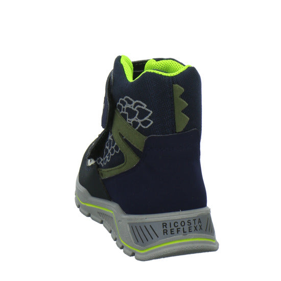 Ricosta Luga Blinker Winterschuhe warm gefüttert Blau-kombi - 360° Ansicht