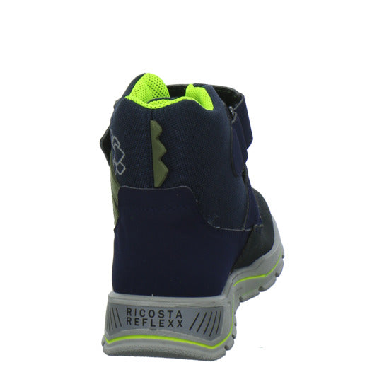Ricosta Luga Blinker Winterschuhe warm gefüttert Blau-kombi - 360° Ansicht