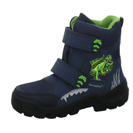 Lurchi Koray Blinker Winterschuhe warm gefüttert Blau-kombi - 360° Ansicht