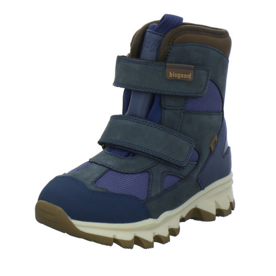 Bisgaard Edon Tex Winterschuhe warm gefüttert Blau-kombi - 360° Ansicht
