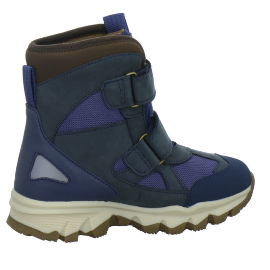 Bisgaard Edon Tex Winterschuhe warm gefüttert Blau-kombi - 360° Ansicht