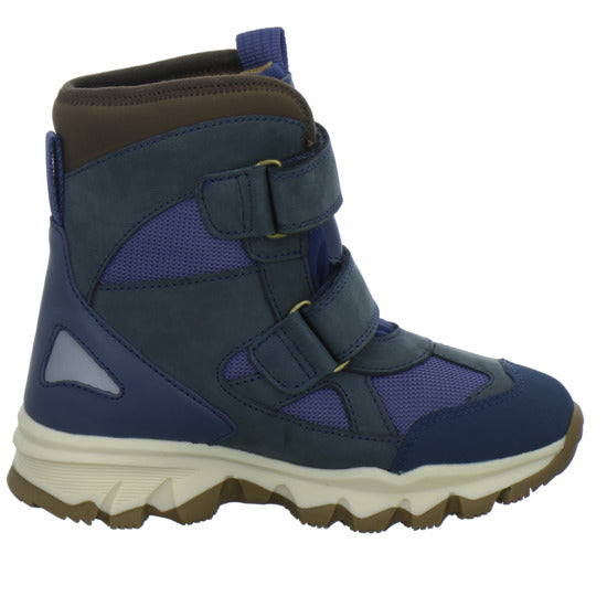 Bisgaard Edon Tex Winterschuhe warm gefüttert Blau-kombi - 360° Ansicht
