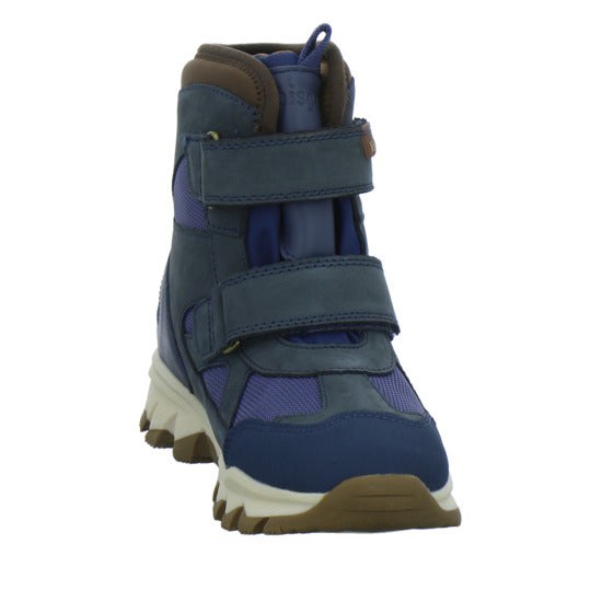 Bisgaard Edon Tex Winterschuhe warm gefüttert Blau-kombi - 360° Ansicht