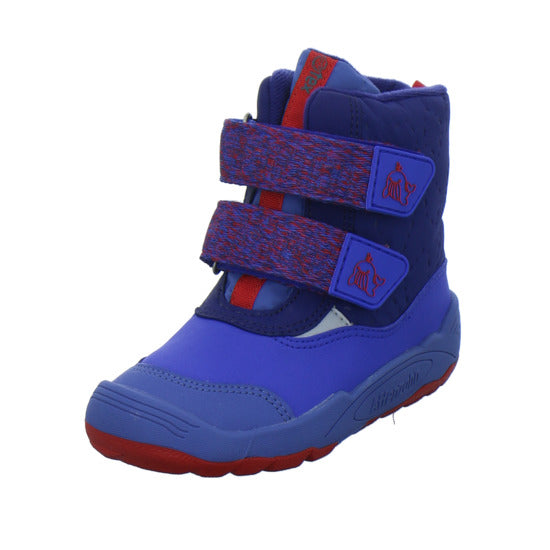Affenzahn Winterschuhe Jungen Vegan blizzy Blau-kombi