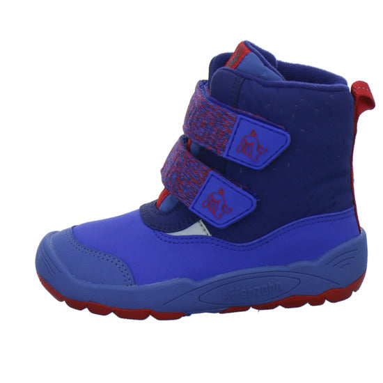 Affenzahn Winterschuhe Jungen Vegan blizzy Blau-kombi