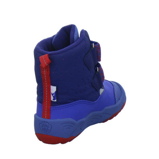 Affenzahn Winterschuhe Jungen Vegan blizzy Blau-kombi