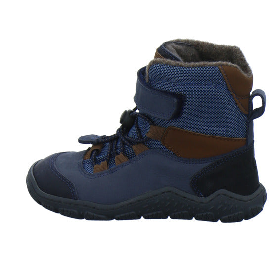 Koel Winterschuhe Jungen Barefoot Shoes Velcro Blau-kombi