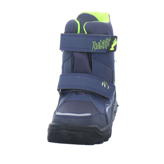 Lurchi Winterschuhe Jungen Kolin Blinker Blau-kombi