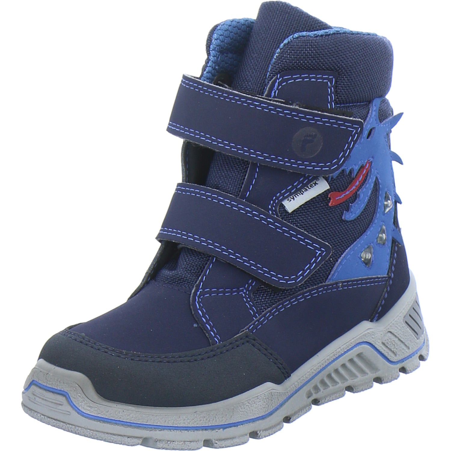 Ricosta Winterschuhe Jungen Grisu Blinker Blau-kombi