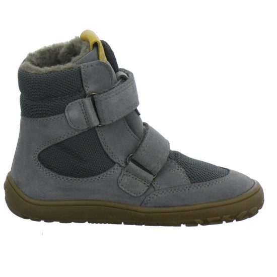 Froddo Barefoot Winterschuhe warm gefüttert Grau-kombi - 360° Ansicht