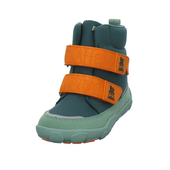 Affenzahn Vegan Comfy Winterschuhe warm gefüttert grün - 360° Ansicht