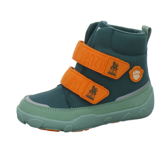 Affenzahn Vegan Comfy Winterschuhe warm gefüttert grün - 360° Ansicht